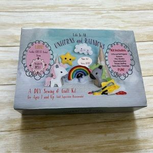 Life is all unicorns and rainbows DIY sewing craft kit